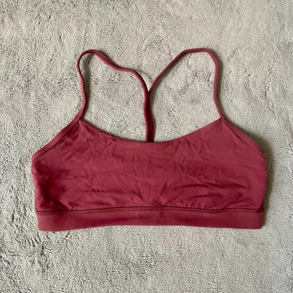 ⭐️HOST PICK⭐️ Lululemon Flow Y Bra (Nulu) in Misty Merlot - Picture 5 of 6